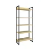 Estante para Livros Industrial 5 Prateleiras 187cmx80cm Porto - 2