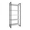 Estante para Livros Industrial 5 Prateleiras 187cmx80cm Porto - 2