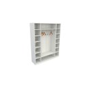 Ver imagem 1 de Armário Colmeia Cabideiro M8 100% Mdf Closet Roupa Loja