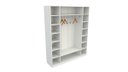 Ver imagem 1 de Armário Colmeia Cabideiro M8 100% Mdf Closet Roupa Loja