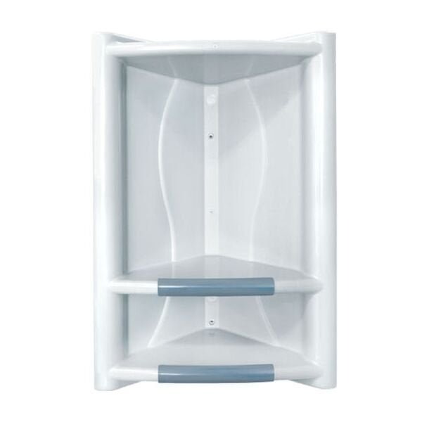 Kit Acessórios para Banheiro 5 Peças Branco + Cantoneira Grande - 6