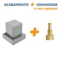 Ver imagem 1 de Acabamento De Registro Quadrado Abs 1/2' Ou 3/4 Reg Fabrimar