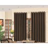 Cortina Blecaute Tecido Grosso 4,00x2,80 Marrom Escuro - 1