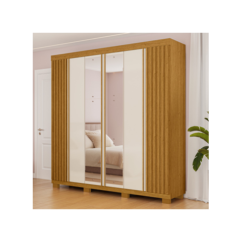 Guarda Roupas Eliza 6pts 6gav 100% Mdf Inamomo/off White Cod: 641.043