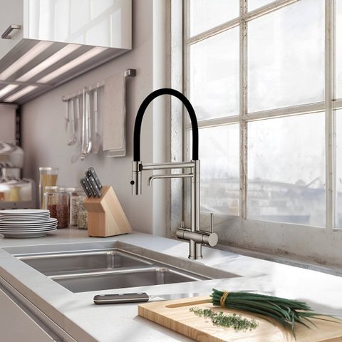 Torneira Misturador Gourmet com Saída para Água Filtrada Lorenzetti 2262 N82