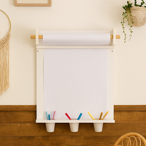 Painel Lousa para Crianças Criativa Educativa Montessori Infantil + Bobina de Papel