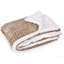 Ver imagem 3 de Manta Cobertor Edredom Dupla Face Microfibra King Extra Macio Carneiro Reversa