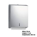 Ver imagem 3 de Dispenser Banheiro Para Papel Toalha Aço Inox Frigopro