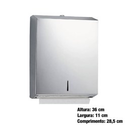 Dispenser Banheiro Para Papel Toalha Aço Inox Frigopro - 3