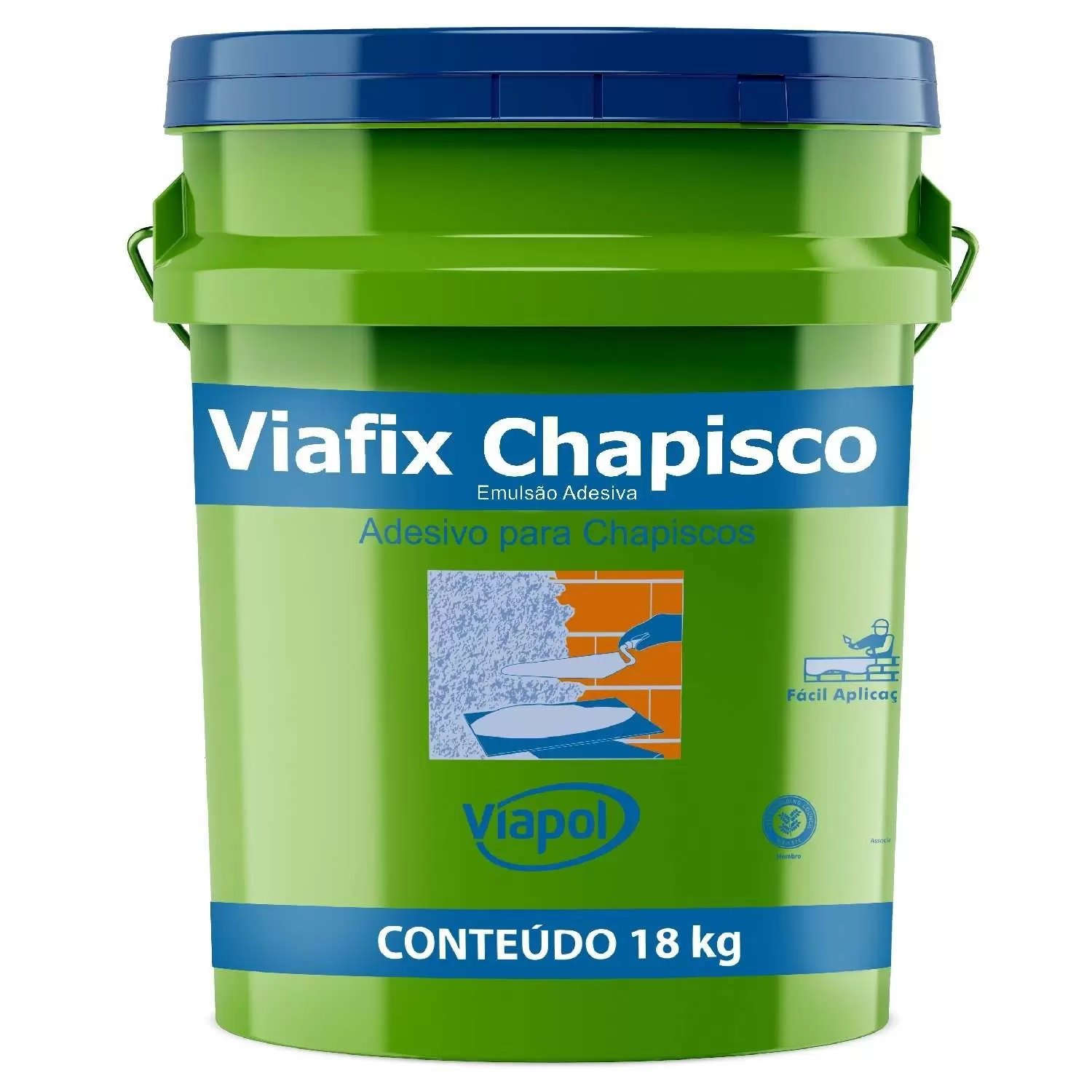Viafix Chapisco - Adesivo Para Chapisco Viapol 18kg - 1