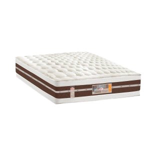 Colchão Queen Castor Silver Star Air Double Face Pocket Hibrido 158x198x34