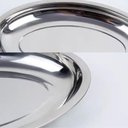 Ver imagem 6 de Travessa Oval Inox Funda 21cm Alta Qualidade Arroz Feijão