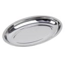 Ver imagem 1 de Travessa Oval Inox Funda 21cm Alta Qualidade Arroz Feijão
