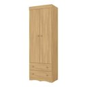 Ver imagem 2 de Guarda-roupa Infantil 62cm 2 Portas e 2 Gavetas Realeza Multimóveis Mp4451 Madeirado