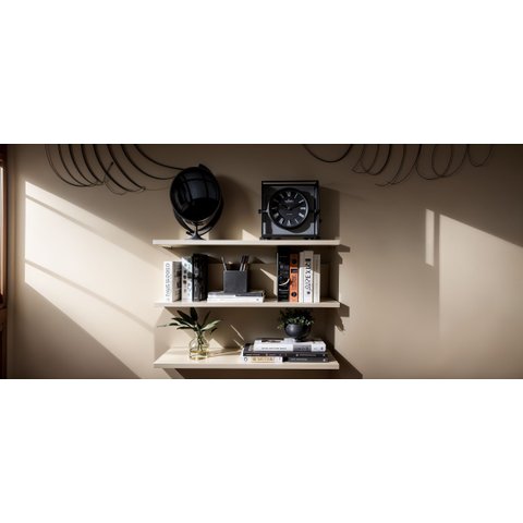 Kit Prateleira em Mdf Branco para Decoração de Ambientes Tamanho 60 X 20