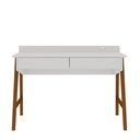 Ver imagem 4 de Escrivaninha Mesa Computador Escritório Quarto Nexus:branco