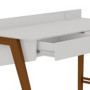 Ver imagem 3 de Escrivaninha Mesa Computador Escritório Quarto Nexus:branco