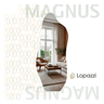 Espelho Orgânico Magnus Lopazzi 90x40cm Corpo Inteiro Decorativo Moderno para Quarto, Sala e Lavabo - 3