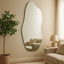 Ver imagem 6 de Espelho Orgânico Magnus Lopazzi 90x40cm Corpo Inteiro Decorativo Moderno para Quarto, Sala e Lavabo