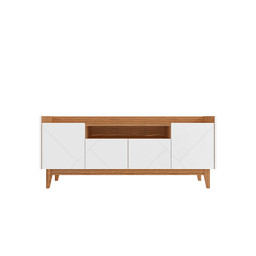 Rack Adria 1.60 Branco/noce - Casa D Móveis - 4