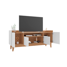 Rack Adria 1.60 Branco/noce - Casa D Móveis - 2