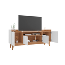 Ver imagem 2 de Rack Adria 1.60 Branco/noce - Casa D Móveis
