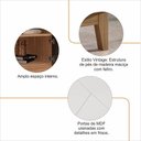 Ver imagem 6 de Rack Adria 1.60 Branco/noce - Casa D Móveis