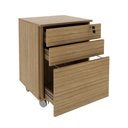 Ver imagem 6 de Gaveteiro Arquivo com Chave e Rodízio Amêndoa