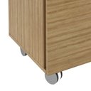 Ver imagem 5 de Gaveteiro Arquivo com Chave e Rodízio Amêndoa