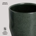 Ver imagem 2 de Kit 8 Canecas Arauco Verde Porto Brasil 273ml Xícara de Chá Cerâmica Servir Mesa Posta