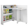 Mesa Escrivaninha Dobrável Multifuncional Criative M08 Branco Acetinado - Mpozenato - 1