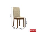 Ver imagem 4 de Conjunto Sala de Jantar Mesa 6 Cadeiras Údine Madesa