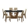 Conjunto Sala de Jantar Mesa 6 Cadeiras Údine Madesa - 2