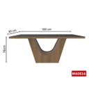 Ver imagem 3 de Conjunto Sala de Jantar Mesa 6 Cadeiras Údine Madesa