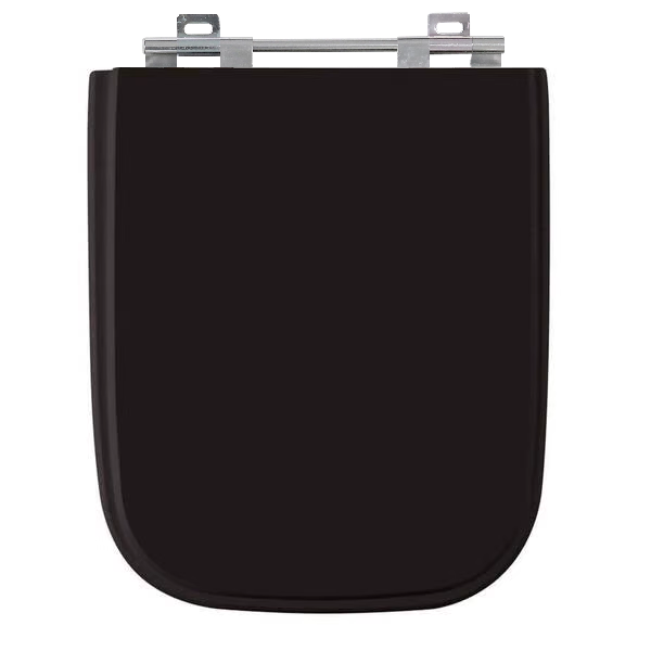 Tampa Vaso Sanitário Laqueado Tivoli Preto para Bacia Ideal Standard - 1