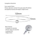 Ver imagem 4 de Canopla Alumínio Acabamento Pendente Lustre Luminária Tampa