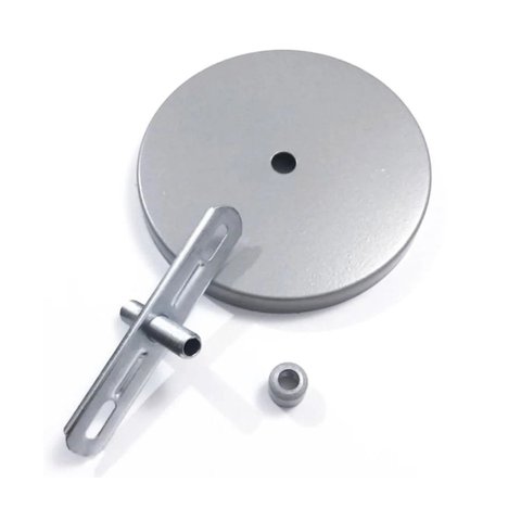 Canopla Alumínio Acabamento Pendente Lustre Luminária Tampa