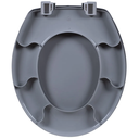 Ver imagem 2 de Assento Sanitário Universal para Bacias Deca Celite Icasa Incepa Cinza