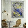 Quadro Abstrato Moderno Para Sala De Jantar Pintado Pollock - 3