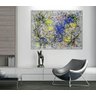 Quadro Abstrato Moderno Para Sala De Jantar Pintado Pollock - 2