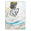 Ver imagem 4 de Quadro Tela Abstrato Pintado A Mão Nu Feminino Pintura