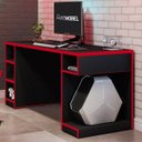 Ver imagem 2 de Mesa para Computador Notebook Gamer 136cm Player Pro F02 Preto/Vermelho - Mpozenato