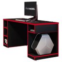 Ver imagem 1 de Mesa para Computador Notebook Gamer 136cm Player Pro F02 Preto/Vermelho - Mpozenato