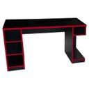 Ver imagem 3 de Mesa para Computador Notebook Gamer 136cm Player Pro F02 Preto/Vermelho - Mpozenato