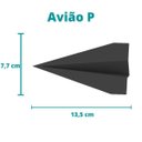Ver imagem 4 de Estatueta Avião Origami P - 13,5cm comp. - Toque 3D: Branco