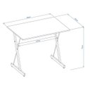Ver imagem 4 de Mesa para Computador Notebook Escrivaninha 90cm Sigma Z F02 Preto - Mpozenato