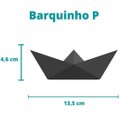 Ver imagem 4 de Estatueta Barquinho Origami P - 13,5cm comp. - Toque 3D: Branco