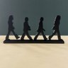 Escultura The Beatles - Abbey Road - Toque 3D: Preto - 1