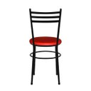 Ver imagem 5 de Kit 6 Cadeiras Epoxi Preta para Cozinha: Vermelho