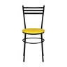 Kit 6 Cadeiras Epoxi Preta para Cozinha: Amarelo - 3